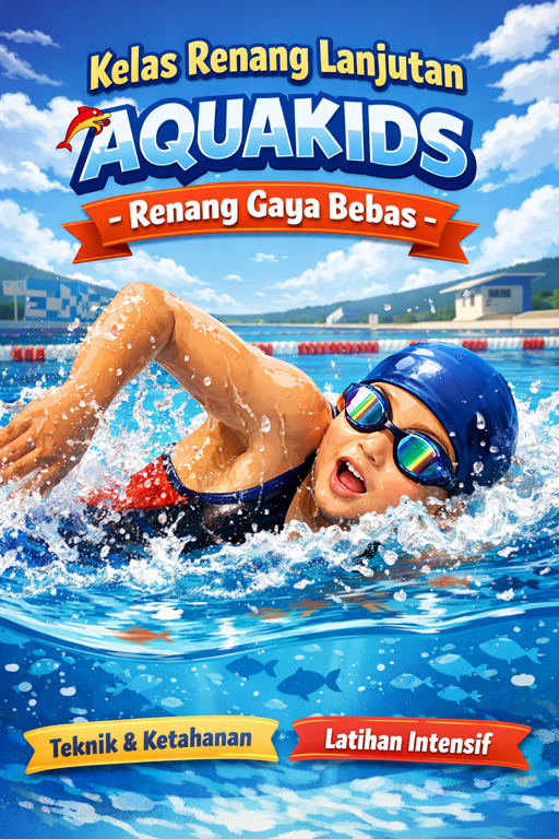 Kelas Renang Lanjutan - Renang Gaya Bebas